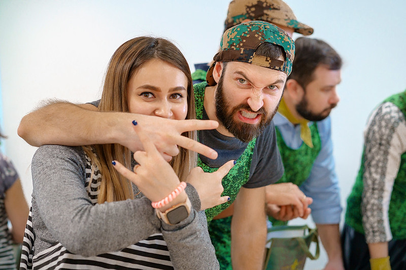 Корпоратив на День строителя в Perm с уличными активностями