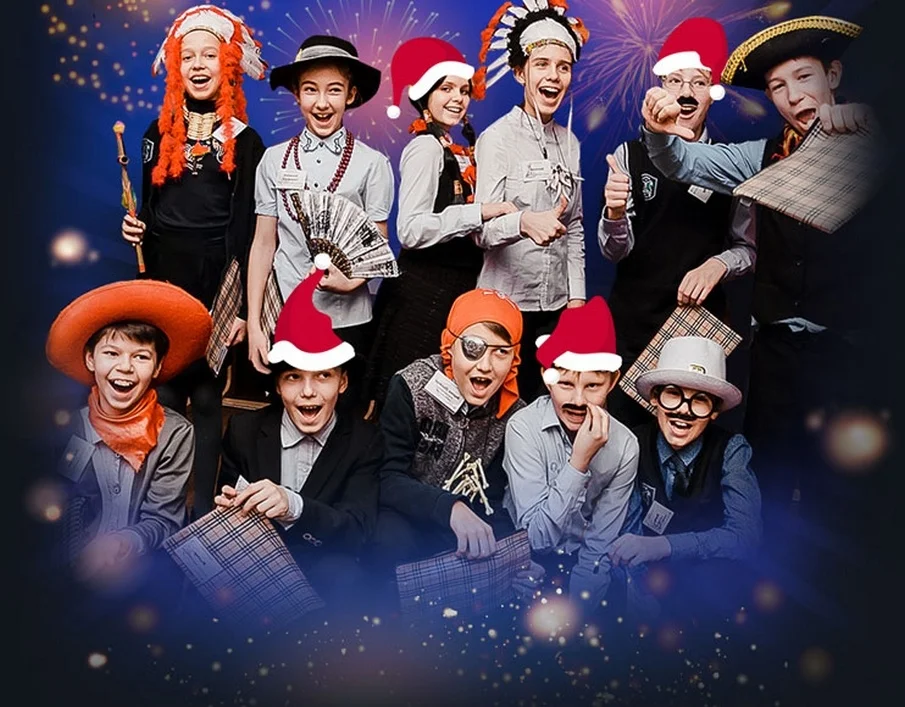 Новый год в школе в Перми.